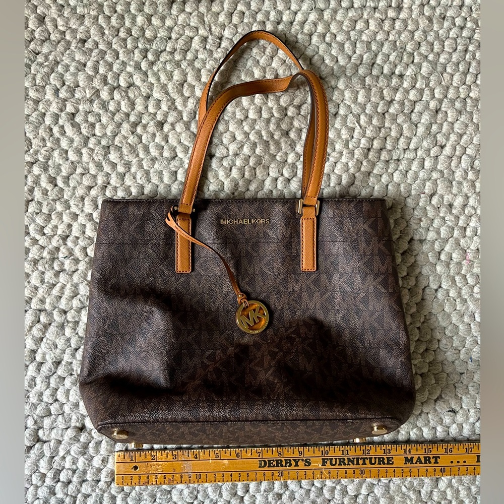 NWOT Michael Kors Tote Bag in Signature Brown